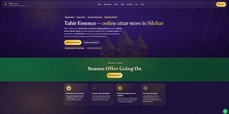 Tahir Essence - Online Fragrance Brand